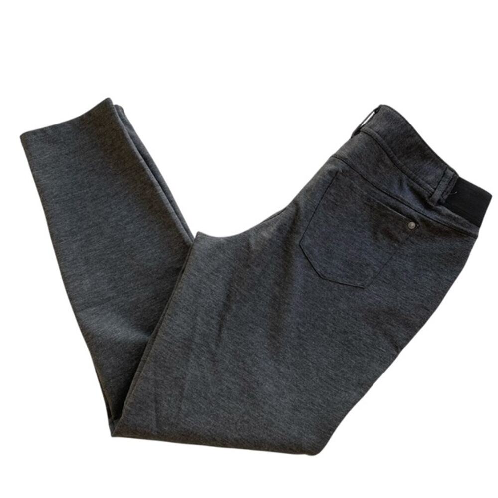 Simply Vera Wang Dark Gray Skinny Mid-Rise Pants - Large